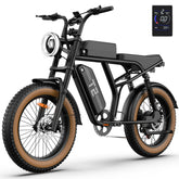 URLIFE T2 Electric Bike - Motor 250W Battery 48V 15.6Ah Pedal Assist Disc brakes - Brown